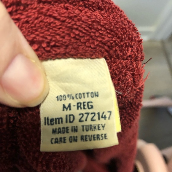 Ll Bean mens housecoat dressing gown size medium - Picture 5 of 6